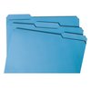 Smead Reinforced Tab Folder, 1/3 Tab, Legal, Blue, PK100 17034